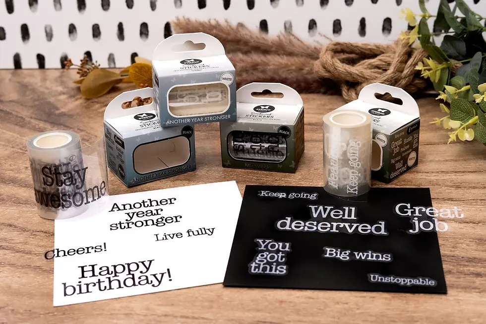 Thumbnail: Studio Light SL Clear Stickers White - Big Wins Essentials 5 Meter