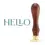 Thumbnail: Spellbinders Oval Hello Wax Seal Stamp