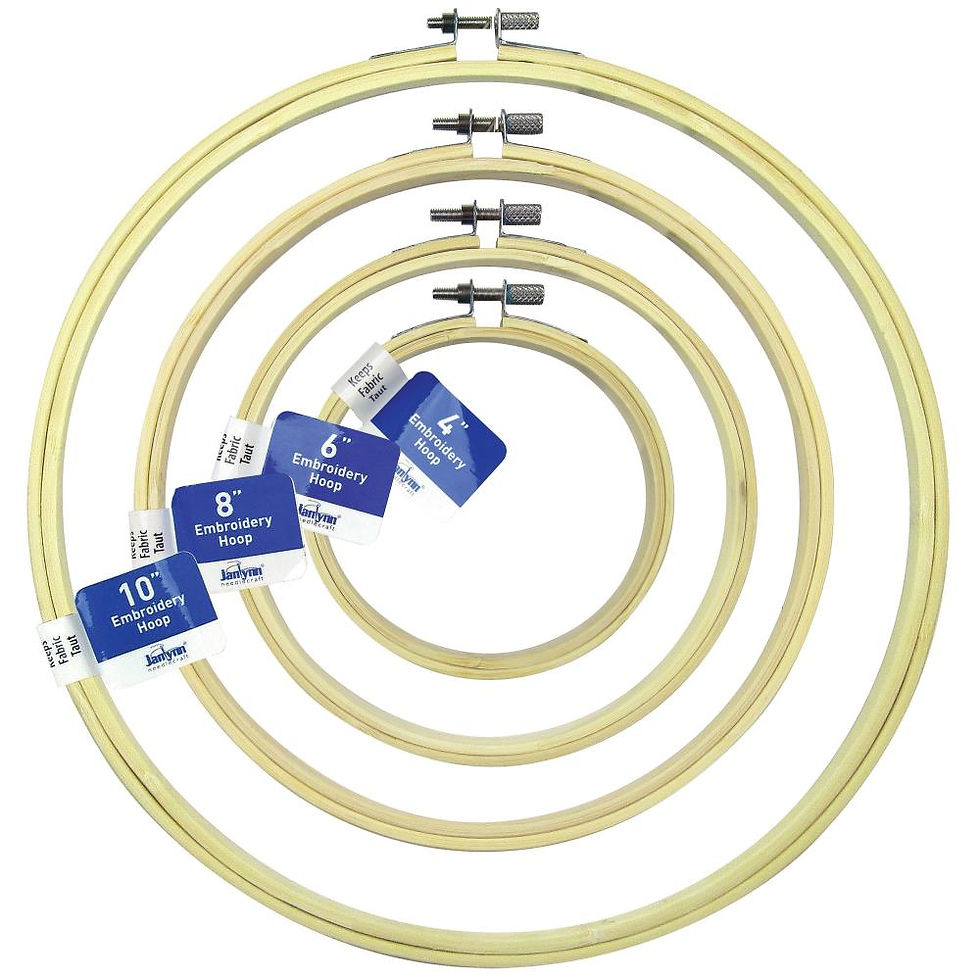 Thumbnail: Janlynn Wood Embroidery Hoop 6"