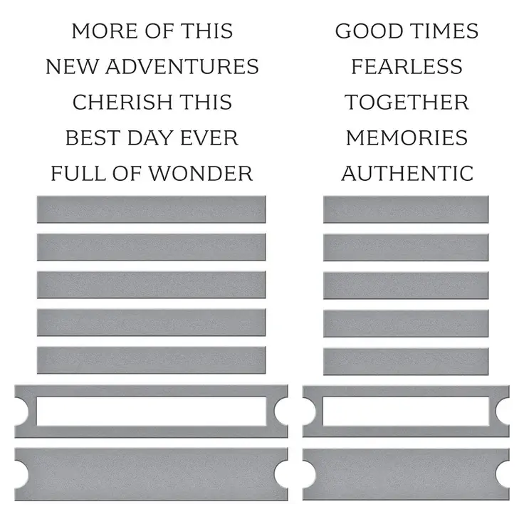 Thumbnail: Spellbinders Cherish This BetterPress Plate & Die Set from the Golden Afternoon
