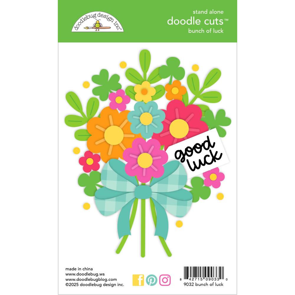 Doodlebug Doodle Cuts Dies Bunch of Luck