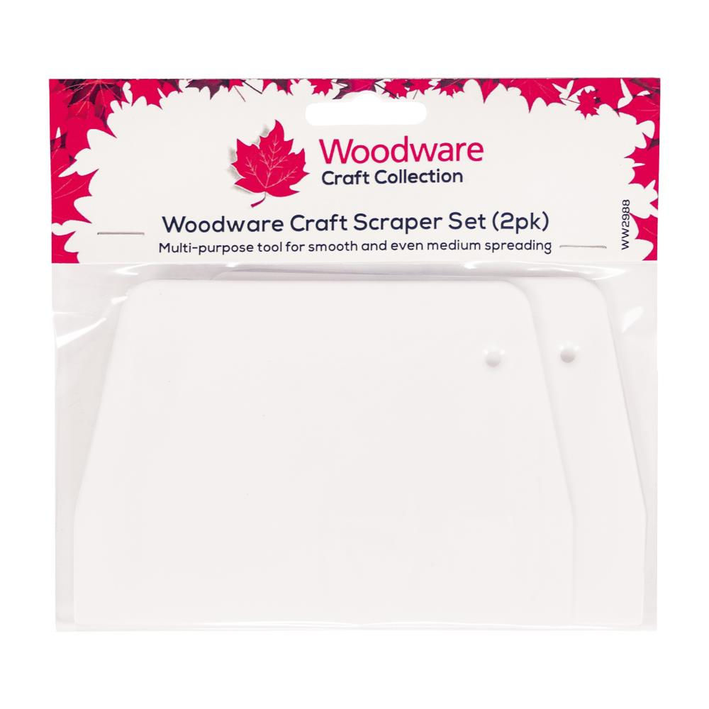 Creative Expressions Woodware Craft Scraper Set 2/Pkg