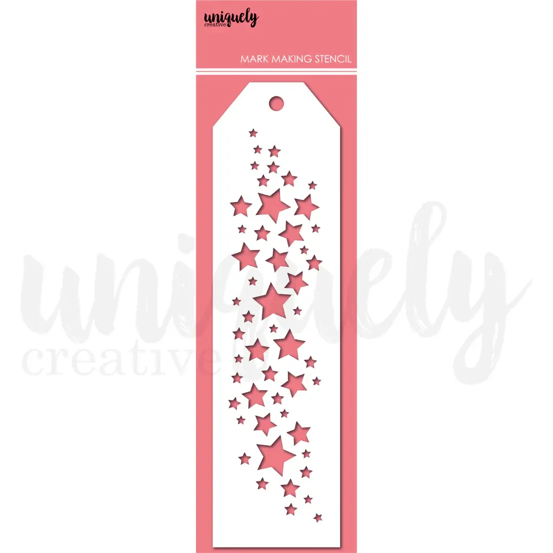 Uniquely Creative Starfall Mark Making Stencil