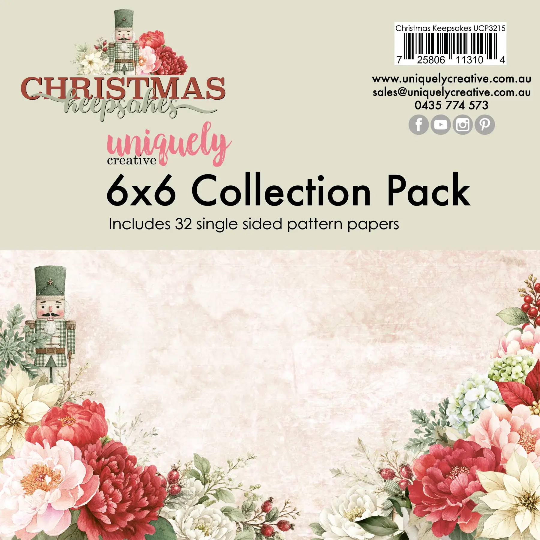 Uniquely Creative Christmas Keepsakes 6 x 6 Collection Pack