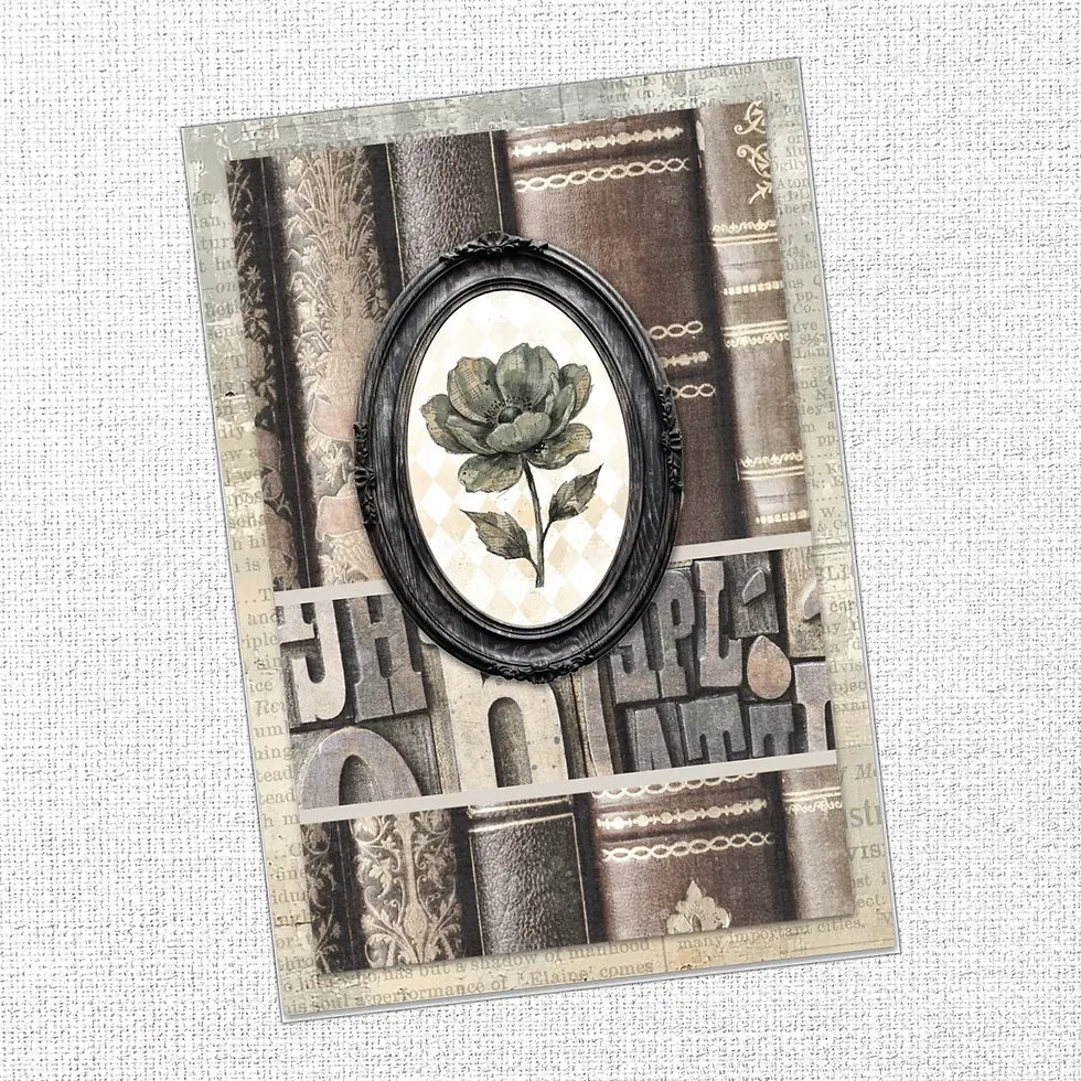 Thumbnail: Paper Rose Ink & Ivory 6 x 8" Quick Card Kit 36814