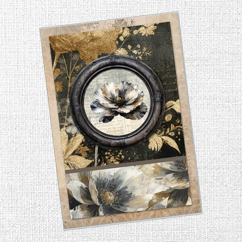 Thumbnail: Paper Rose Ink & Ivory 6 x 8" Quick Card Kit 36814