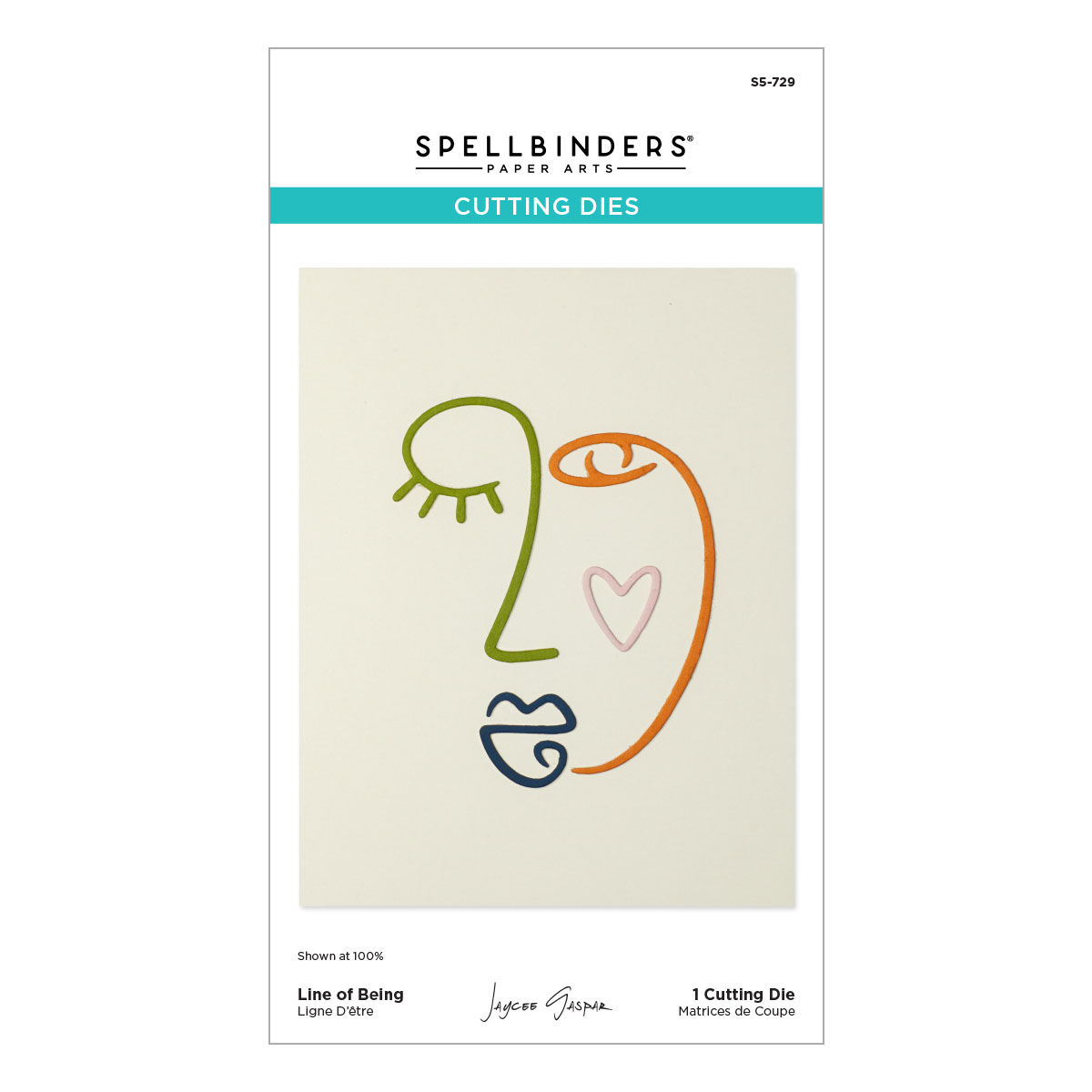 Spellbinders Line of Being Etched Dies by Jaycee Gaspar