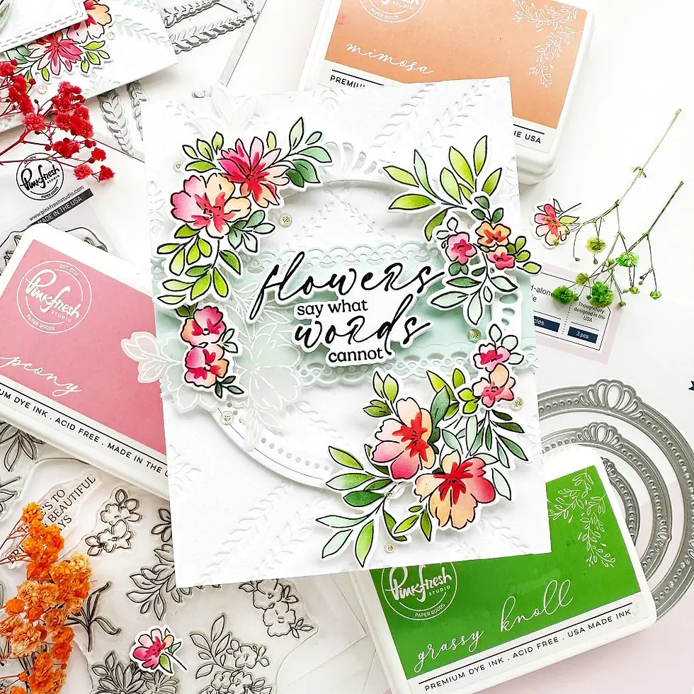Thumbnail: Pinkfresh Flowers for the Soul stamp