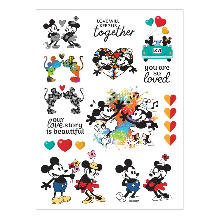 Thumbnail: Spellbinders Classic Mouse Love Rub-Ons