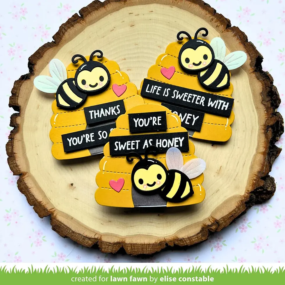 Thumbnail: Lawn Fawn build-a-bee die set
