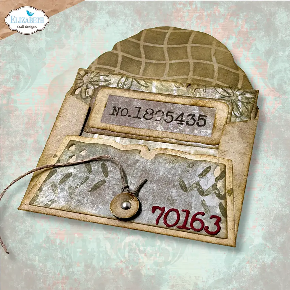 Thumbnail: Elizabeth Craft Grunge envelope Die Set