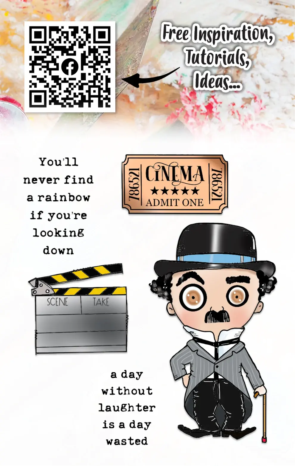 AALL and Create A7 Clear Stamp Set - Charlie #428