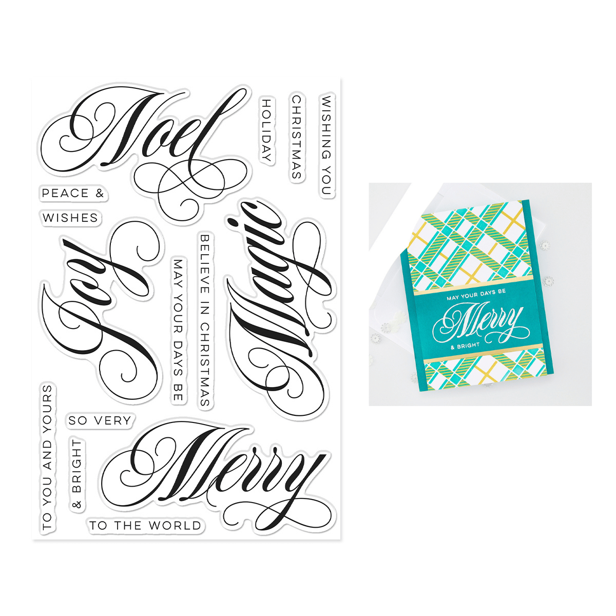 Hero Arts So Very Merry Stamp Set CM886