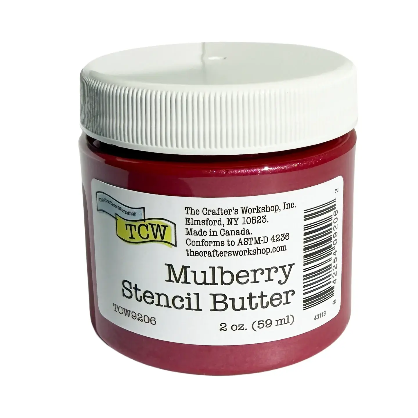 The Crafters Workshop Stencil Butter - Mulberry 2oz.