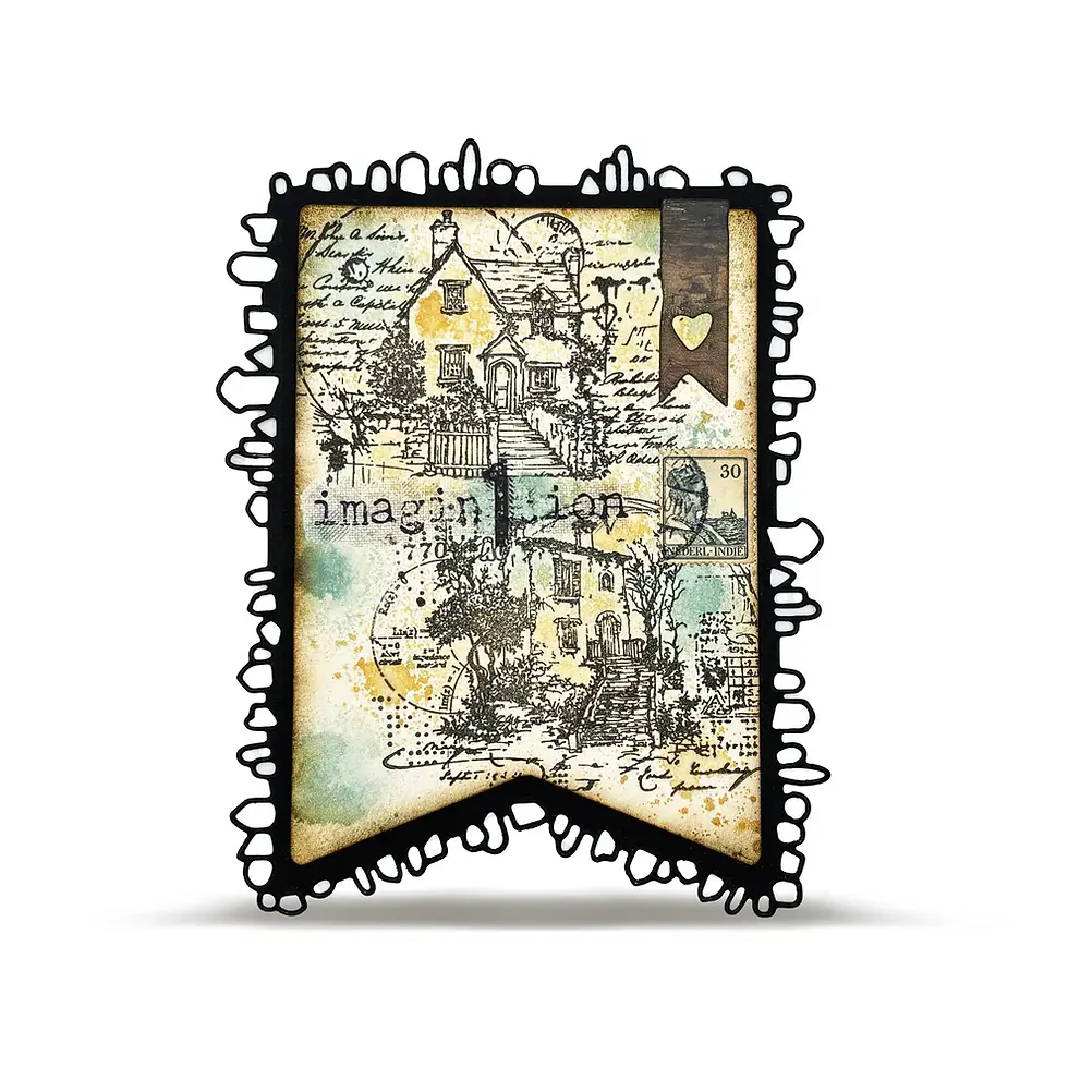 Thumbnail: AALL and Create A6 Stamp Set - Heritage Homes #1253