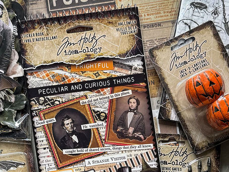 Tim Holtz Halloween IDea-ology is ready!
