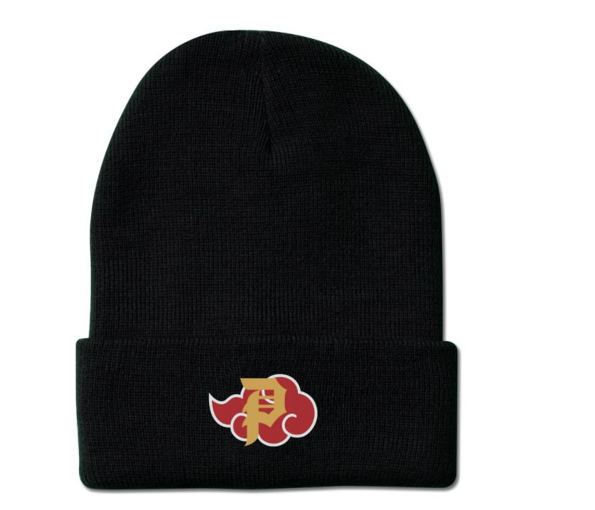 Primitive X Naruto Akatsuki Beanie - Black