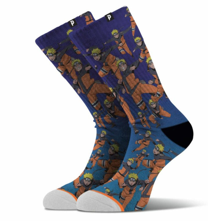 Primitive X Naruto Shadow Clone Sock - Blue