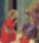 Duccio fragment of picture of Jesus washing disciple's feet