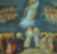 Jesus' Ascension. Giotto, the Scrovegni Arena-Chapel