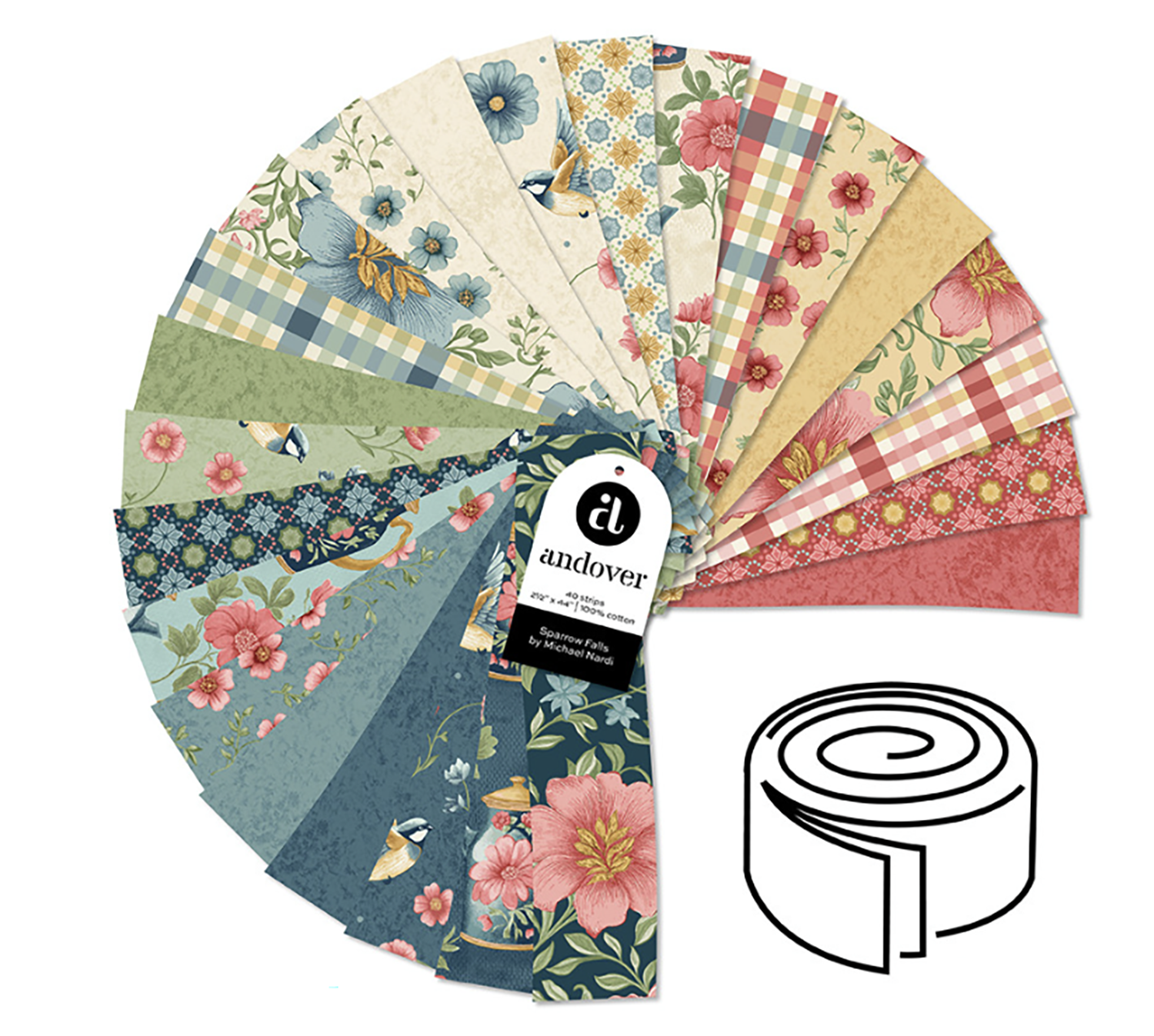 Sparrow Falls - 2.5 IN Strips
