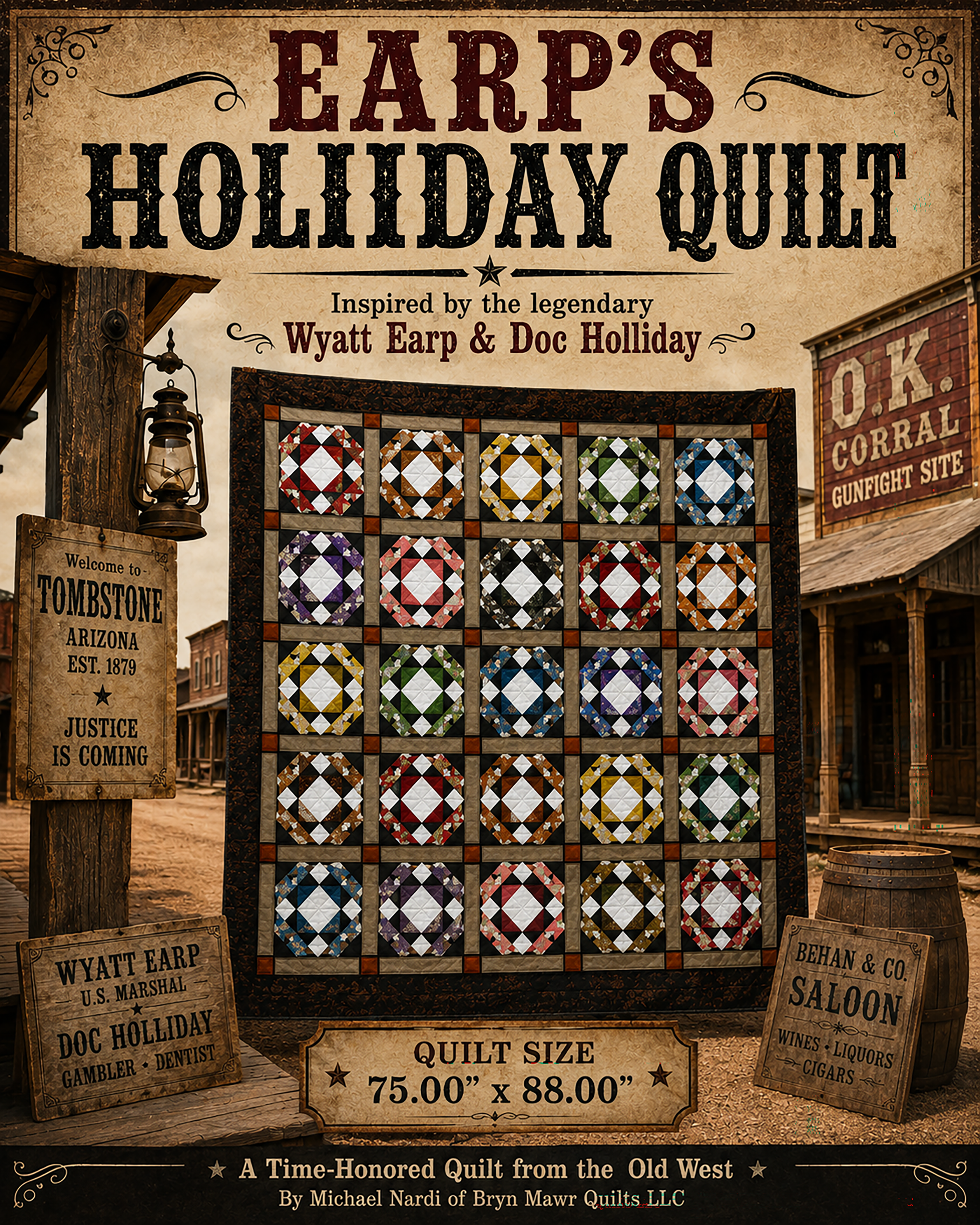 Earp's Holliday Quilt Pattern