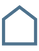 Line art depiction of a residential home