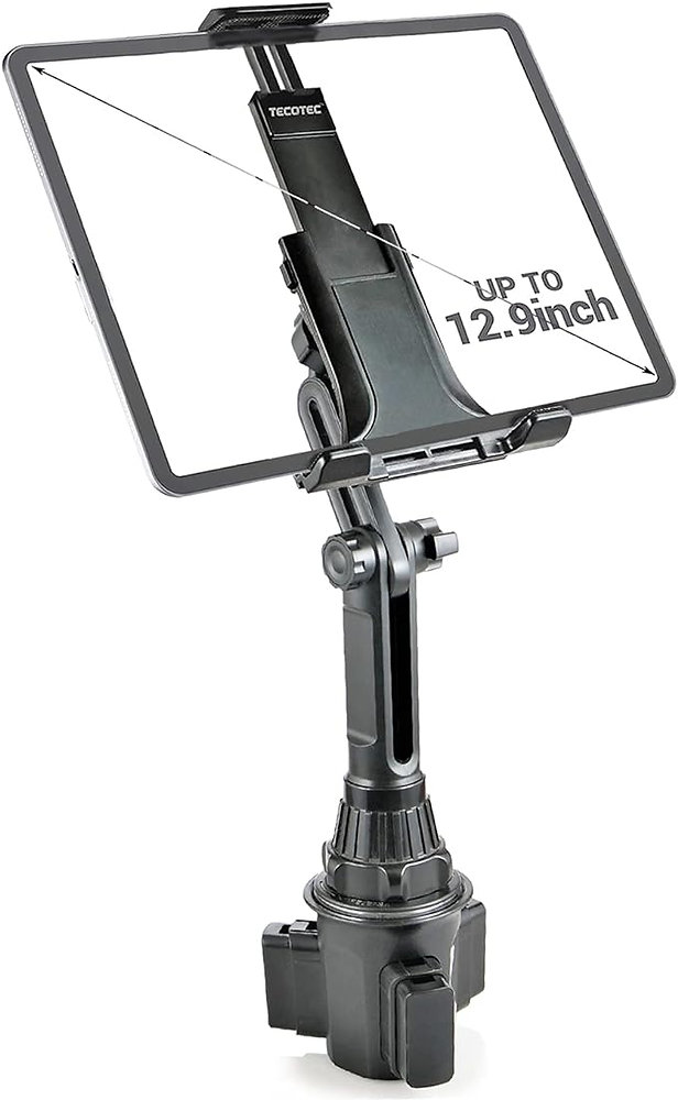 ️30off 2 in 1 Universal Cup Holder Tablet Mount, Upgraded 13" Long