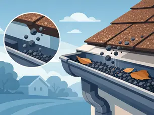What Causes Granules in Gutters?