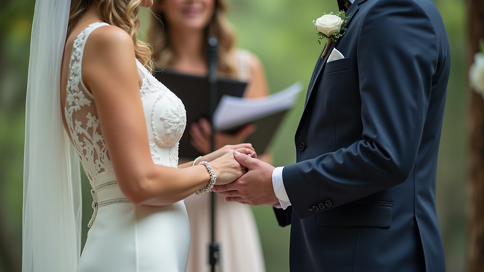 Votos personalizados: Reverendo Haroldo Mendes celebra casamentos românticos