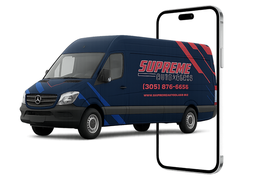 Supreme Auto Glass Van