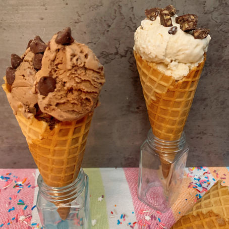 Butter Brickle Crunch & Chocolate Chocolate Chocolate Ice Cream 4.04 Chicken or Beef 