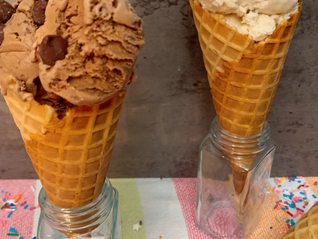 Butter Brickle Crunch & Chocolate Chocolate Chocolate Ice Cream 4.04 Chicken or Beef