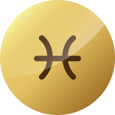 Pisces zodiac sign symbol