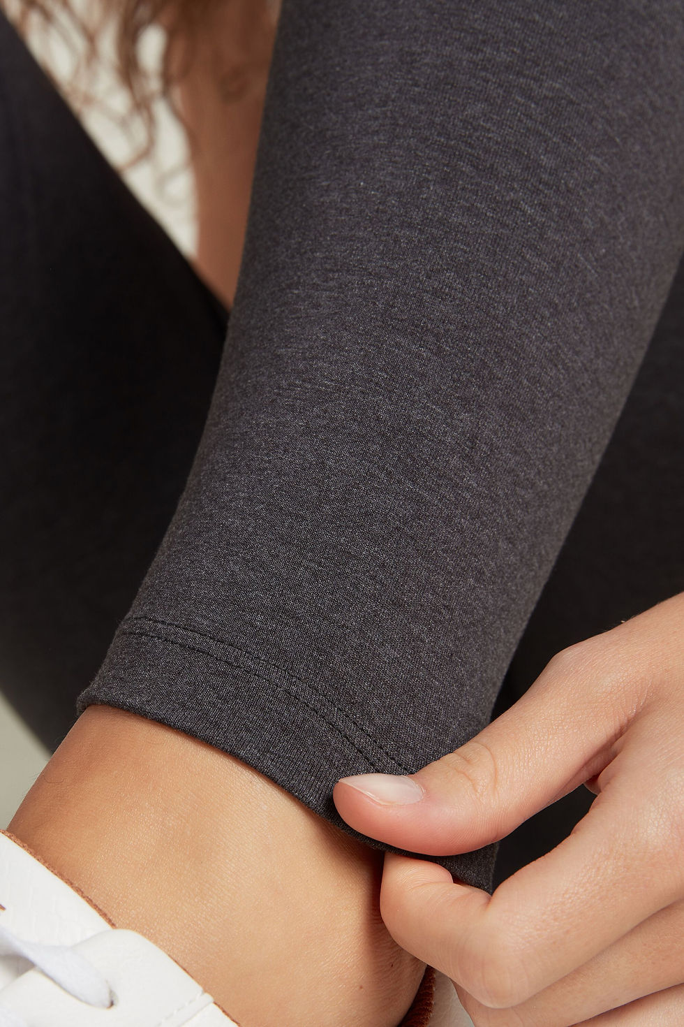 Thumbnail: Legging Tezenis - Yoga/Pilates -gris foncé