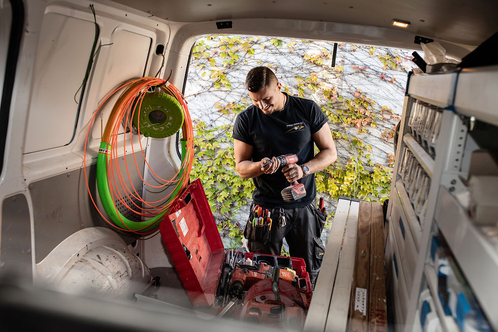 Handwerker unterwegs