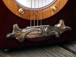 Antique drawer pull tailpiece