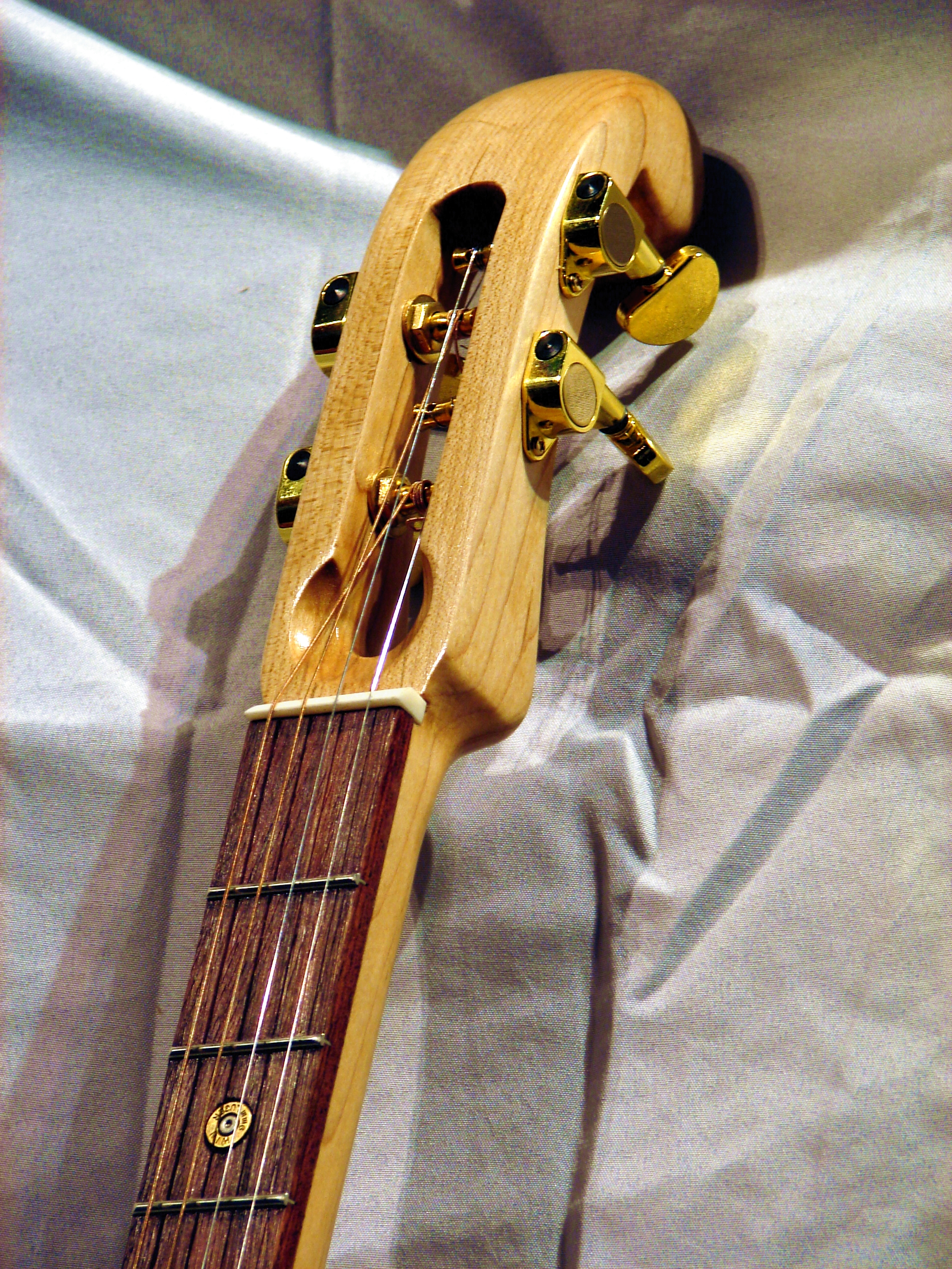 Headstock w/ gold tuners