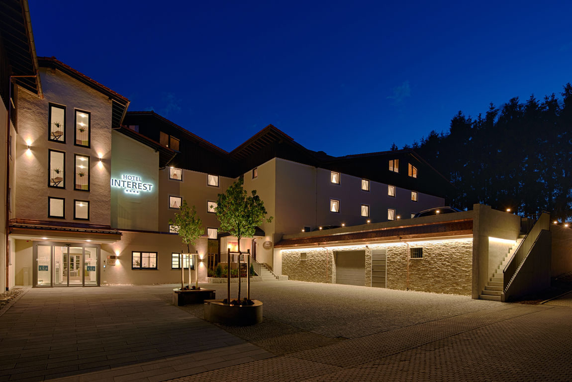 Hotel Garni Abendrot at night