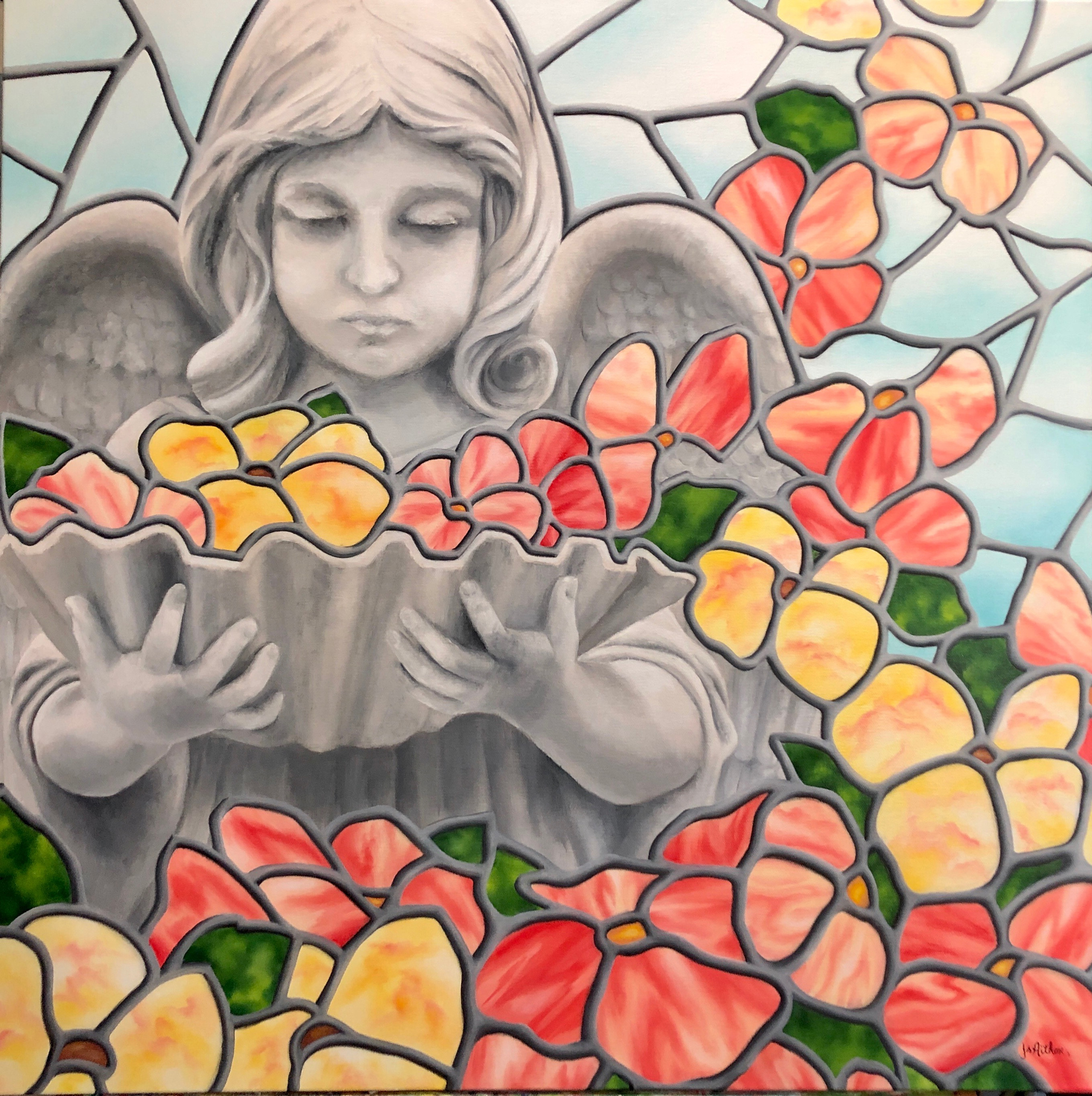 Susan Aitken's Breath of Life oil painting at jsaitkenart.com