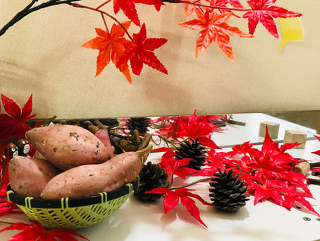 🎶やきいもやきいも おなかがグ~🎶