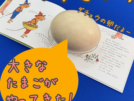 ダチョウのたまごがやってきた?!