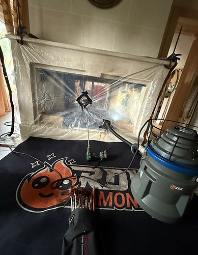 cheminée foyer ouvert