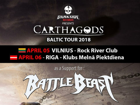 Darkside Records presents...Carthagods Baltic Tour 2018 !