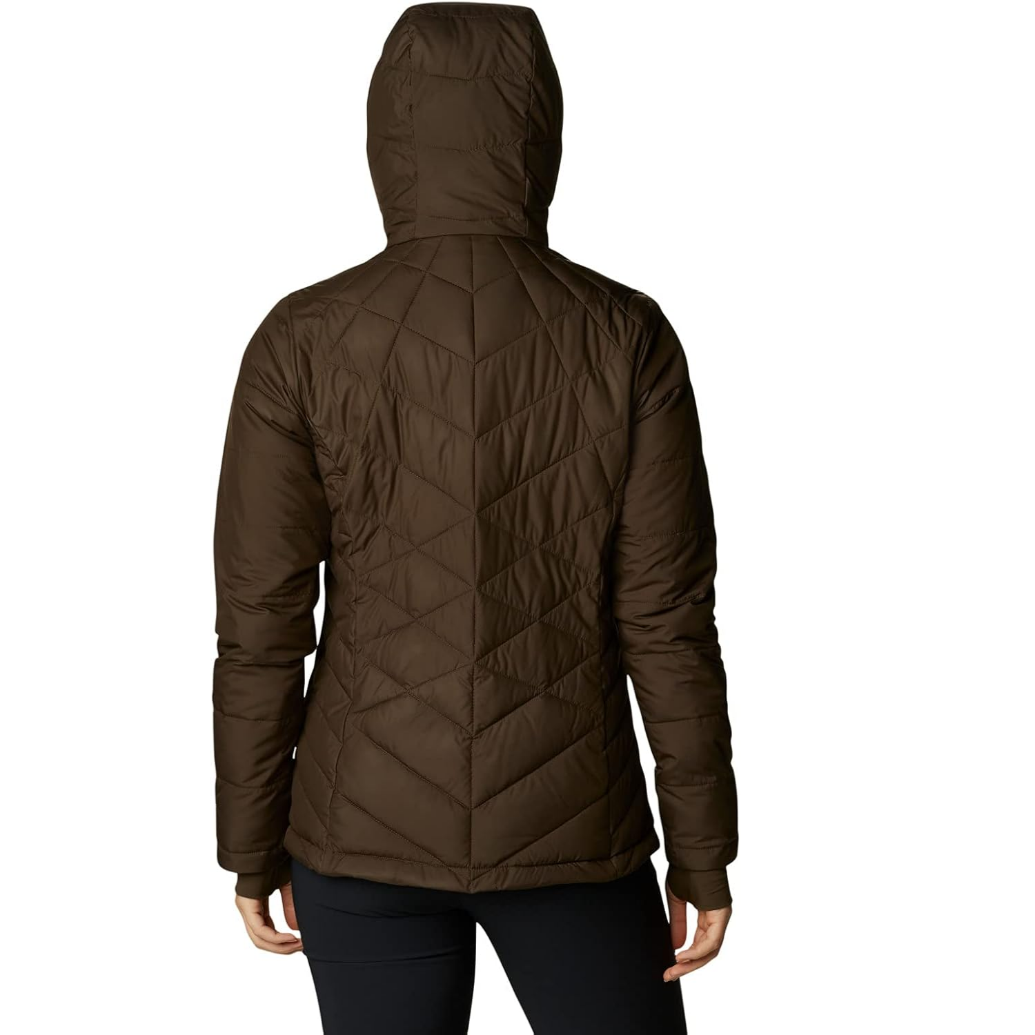 CASACA CON CAPUCHA Y AISLAMIENTO HEAVENLY™ - MARRÓN