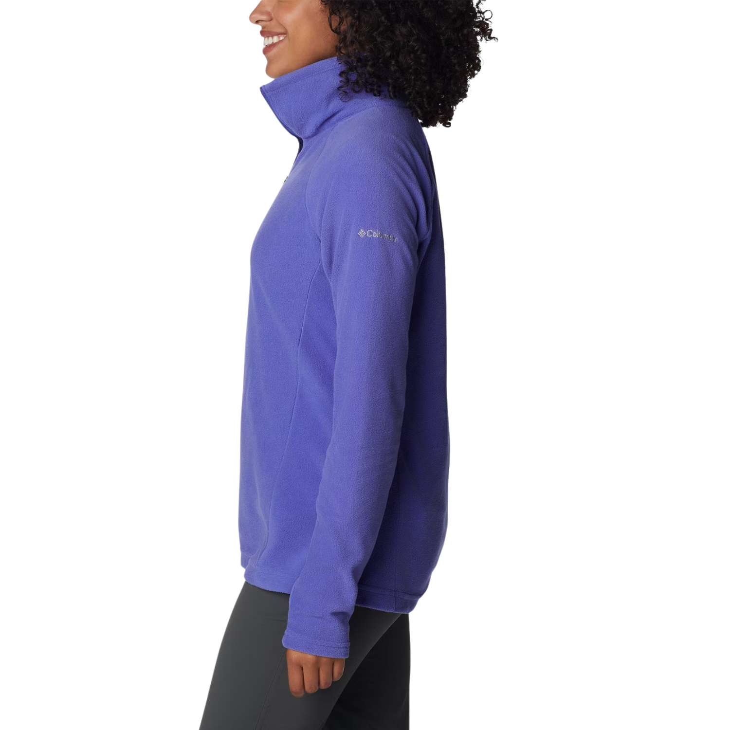 POLAR PARA MUJER GLACIAL IV CON MEDIA CREMALLERA -LILA