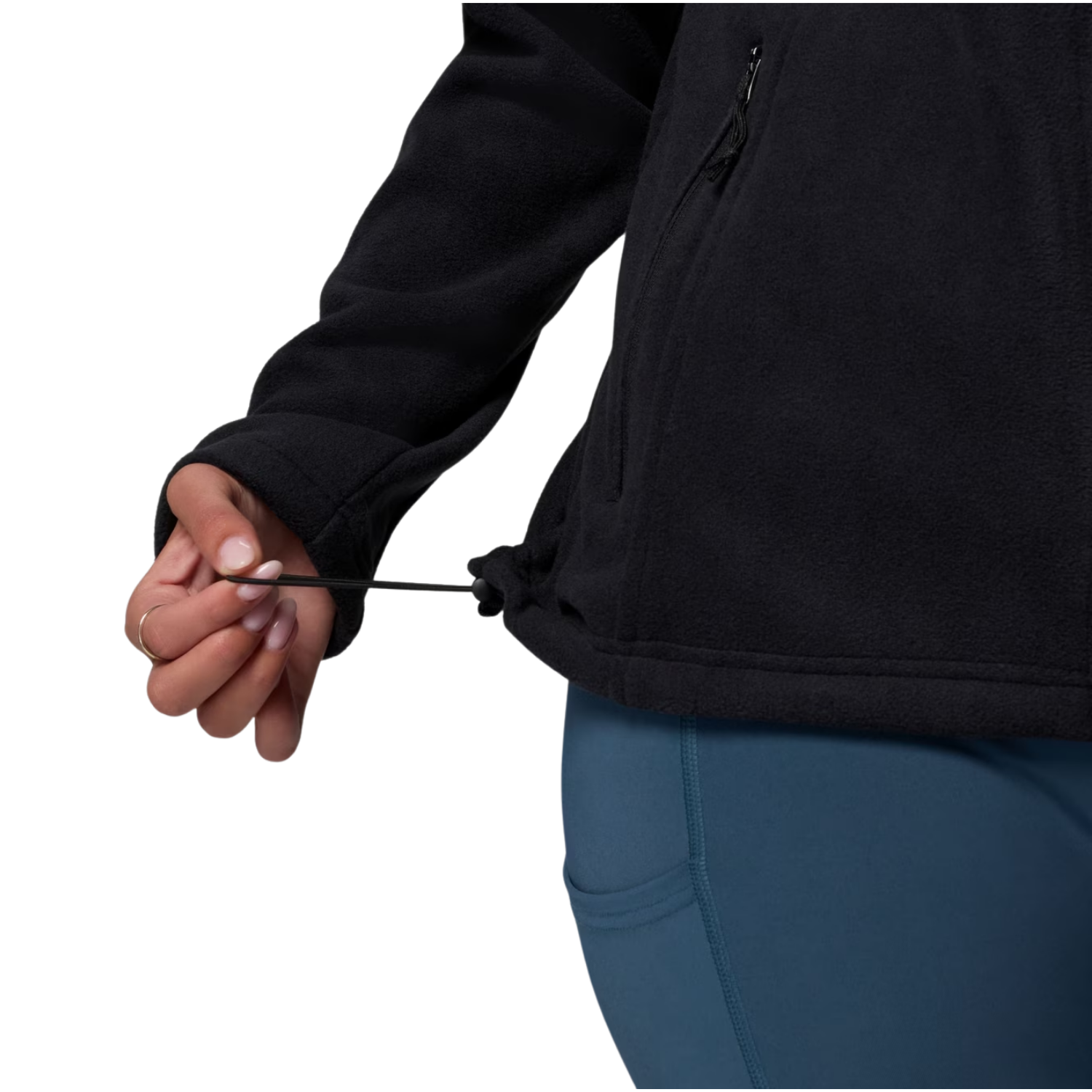 POLAR CON CREMALLERA COMPLETA FAST TREK II - NEGRO