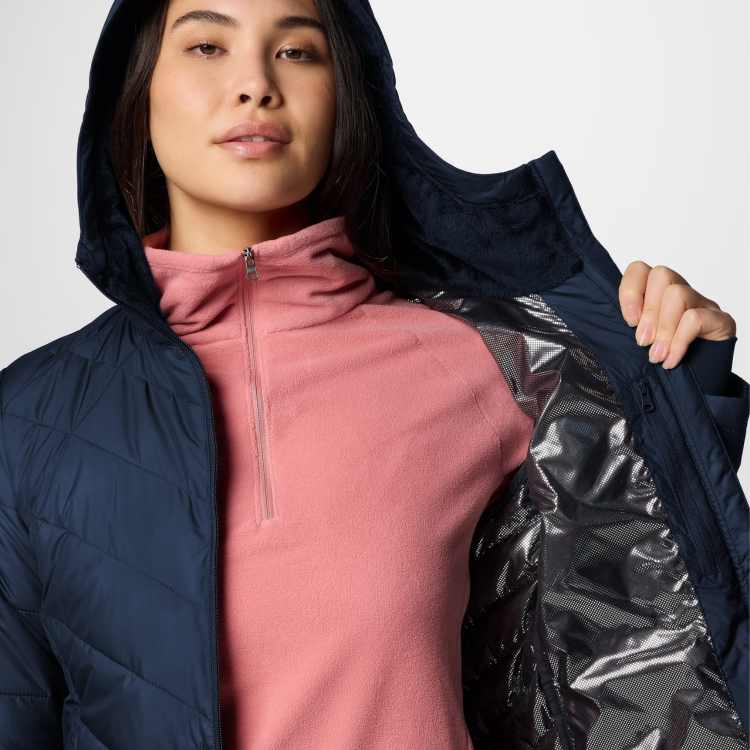 CASACA CON CAPUCHA Y AISLAMIENTO HEAVENLY™ - AZUL