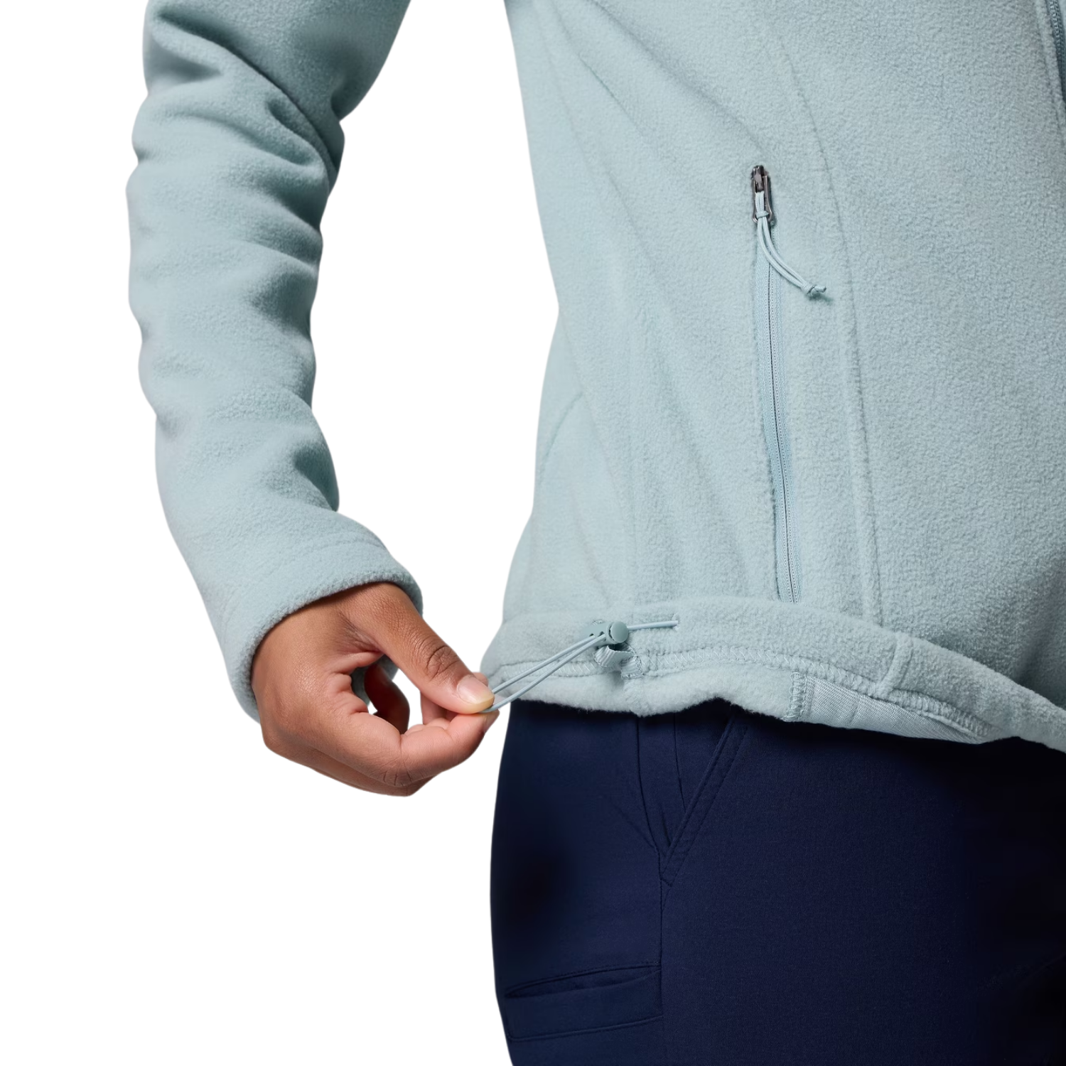 POLAR CON CREMALLERA COMPLETA FAST TREK II - CELESTE