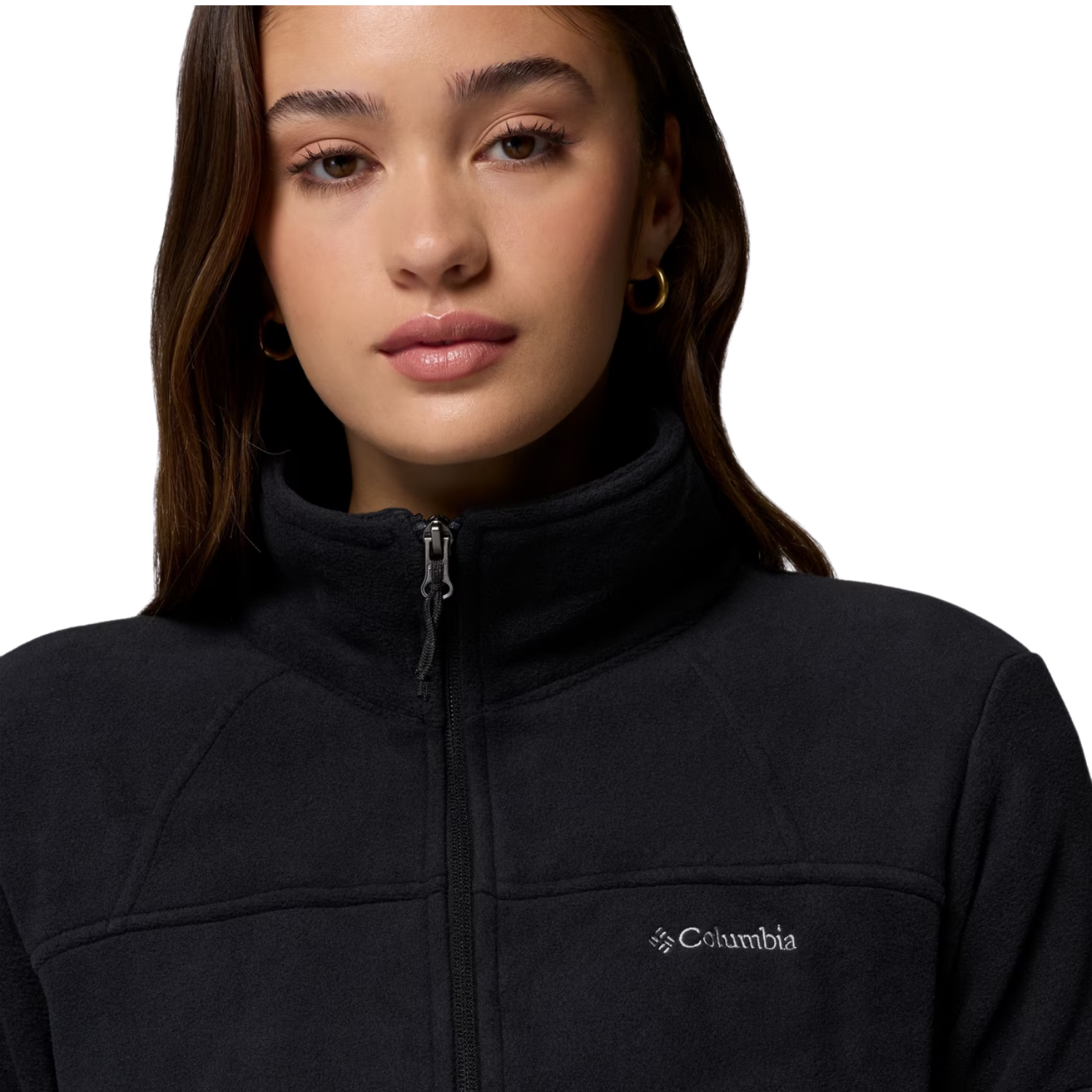 POLAR CON CREMALLERA COMPLETA FAST TREK II - NEGRO